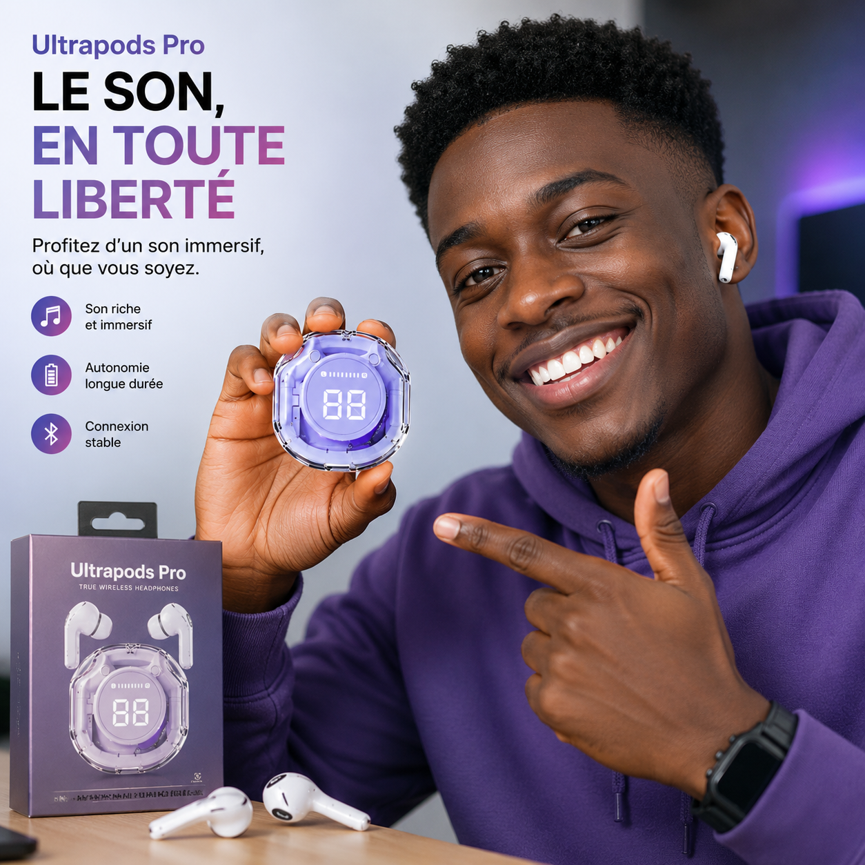🎧 Ultrapods Pro — Le Son Qui Vous Suit Partout