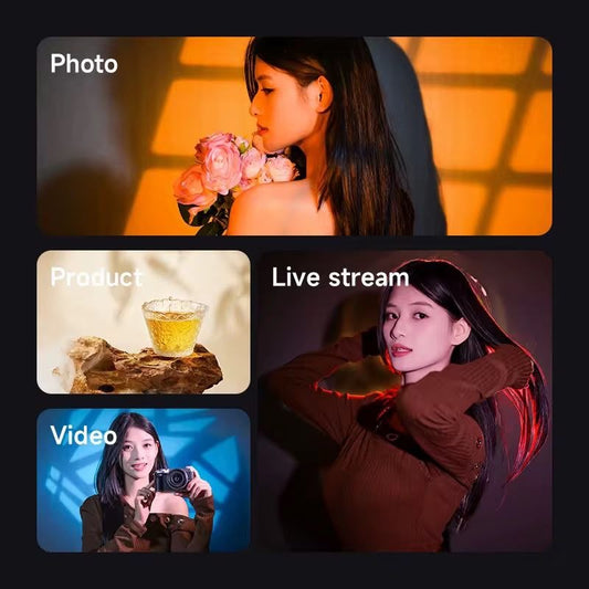 Exemples d'utilisation – Photo, Produit, Vidéo, Live stream